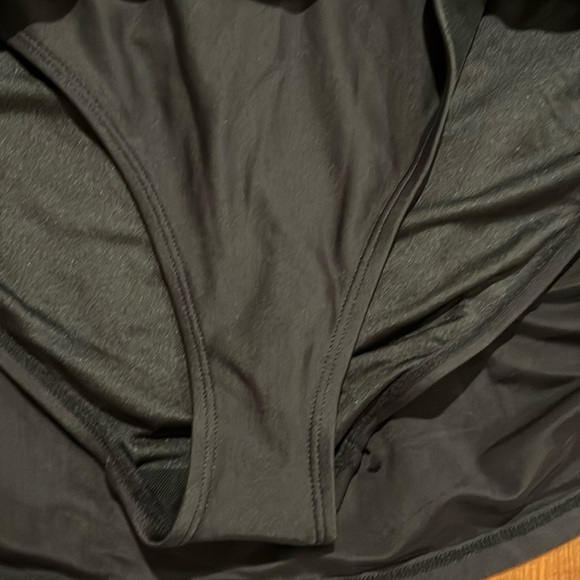 NWT Old Navy Wrap-Front Black Side Tie Swim dress Size Small - Picture 5 of 9